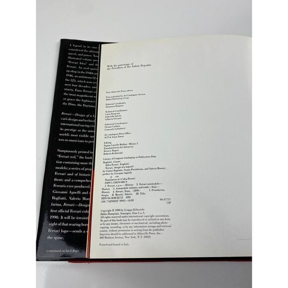 Ferrari Design of A Legend The Official History & Catalog Gianni Rogliatti HC DJ - Picture 7 of 9